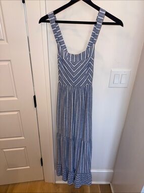 Z Supply Blue & White Maxi Dress